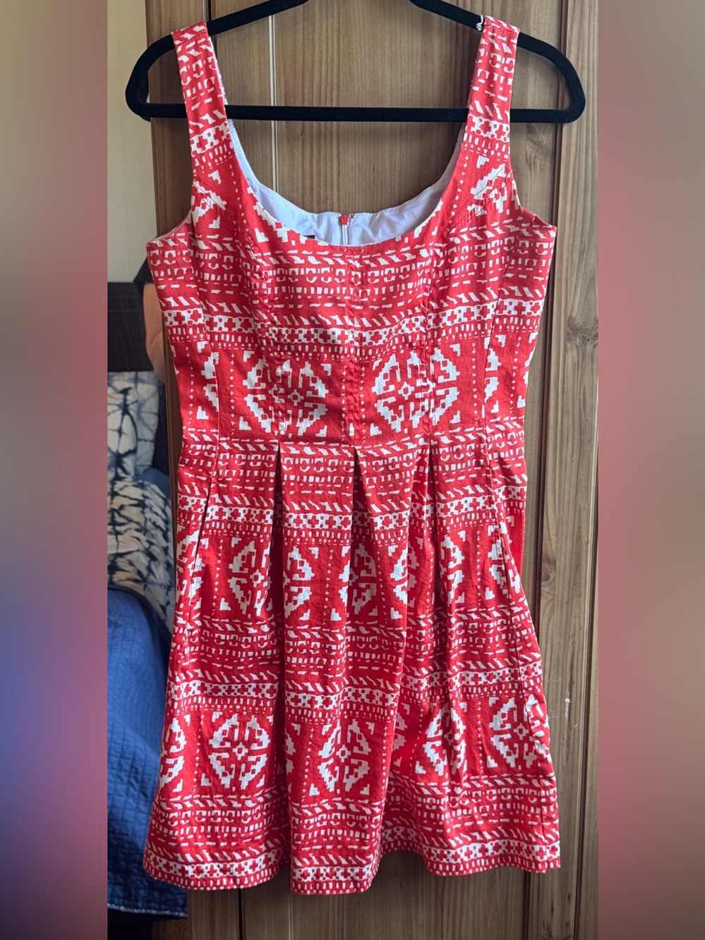 Nine West Summer Cotton Dress with Pockets Size 6